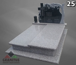 25 nagrobek podwójny z rzeźbą